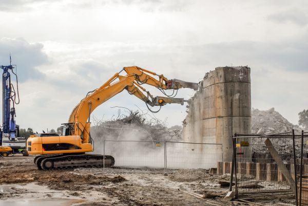 Silo Demolition in Kernersville