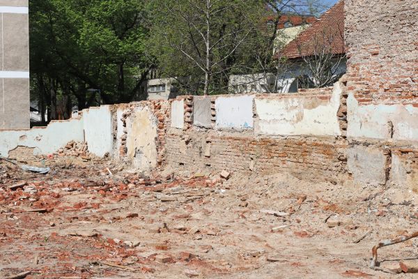 Brick Wall Demolition in Kernersville